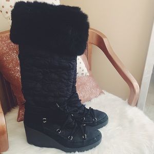 SOLD: Coach Black Winter Boots